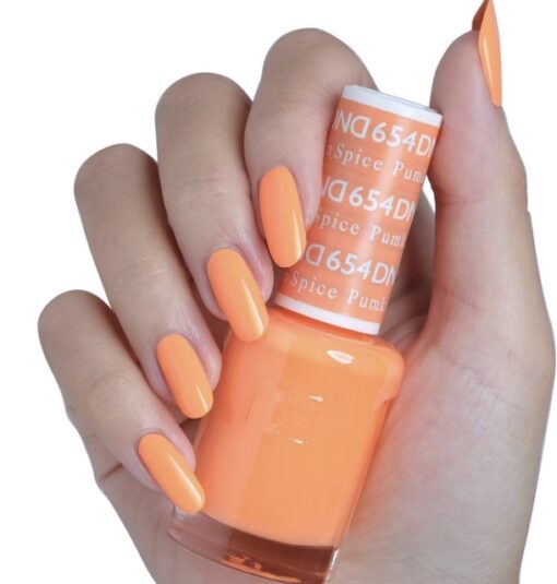  DND Gel Nail Polish Duo - 654 Pumpkin Spice by DND - Daisy Nail Designs sold by DTK Nail Supply