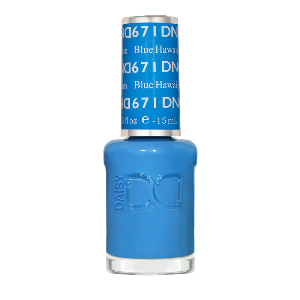 DND Nail Lacquer - 671 Blue Hawaiian