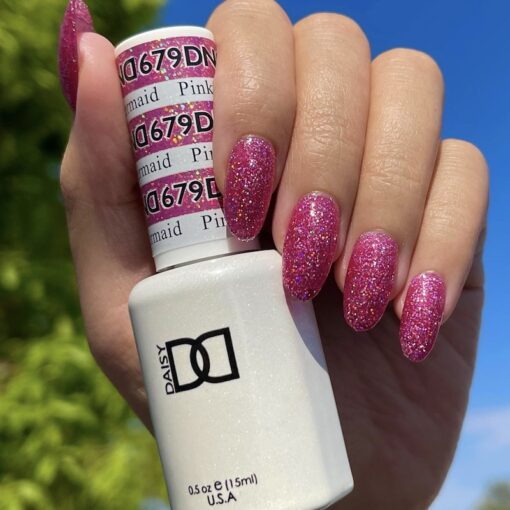  DND Gel Nail Polish Duo - 679 Pink Mermaid by DND - Daisy Nail Designs sold by DTK Nail Supply