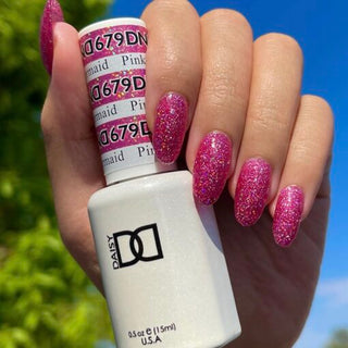 DND Nail Lacquer - 679 Pink Colors - Pink Mermaid by DND - Daisy Nail Designs sold by DTK Nail Supply