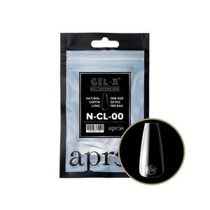 APRES - Gel-X Natural Coffin Long #00 Refill Bag