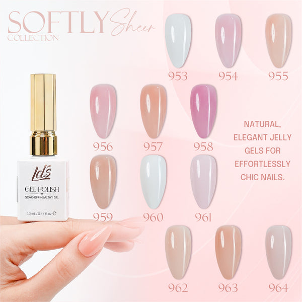 LDS Color Craze Gel Nail Polish - 964 Keep It Neutral - 0.5oz