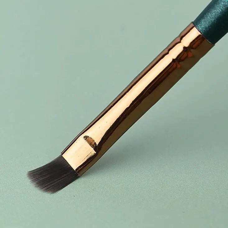 6PCS Green Nail Pen Brush Set - DTK Nail Supply