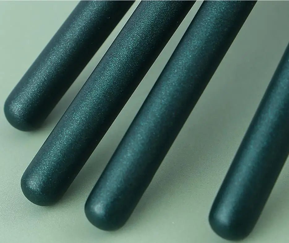 6PCS Green Nail Pen Brush Set - DTK Nail Supply