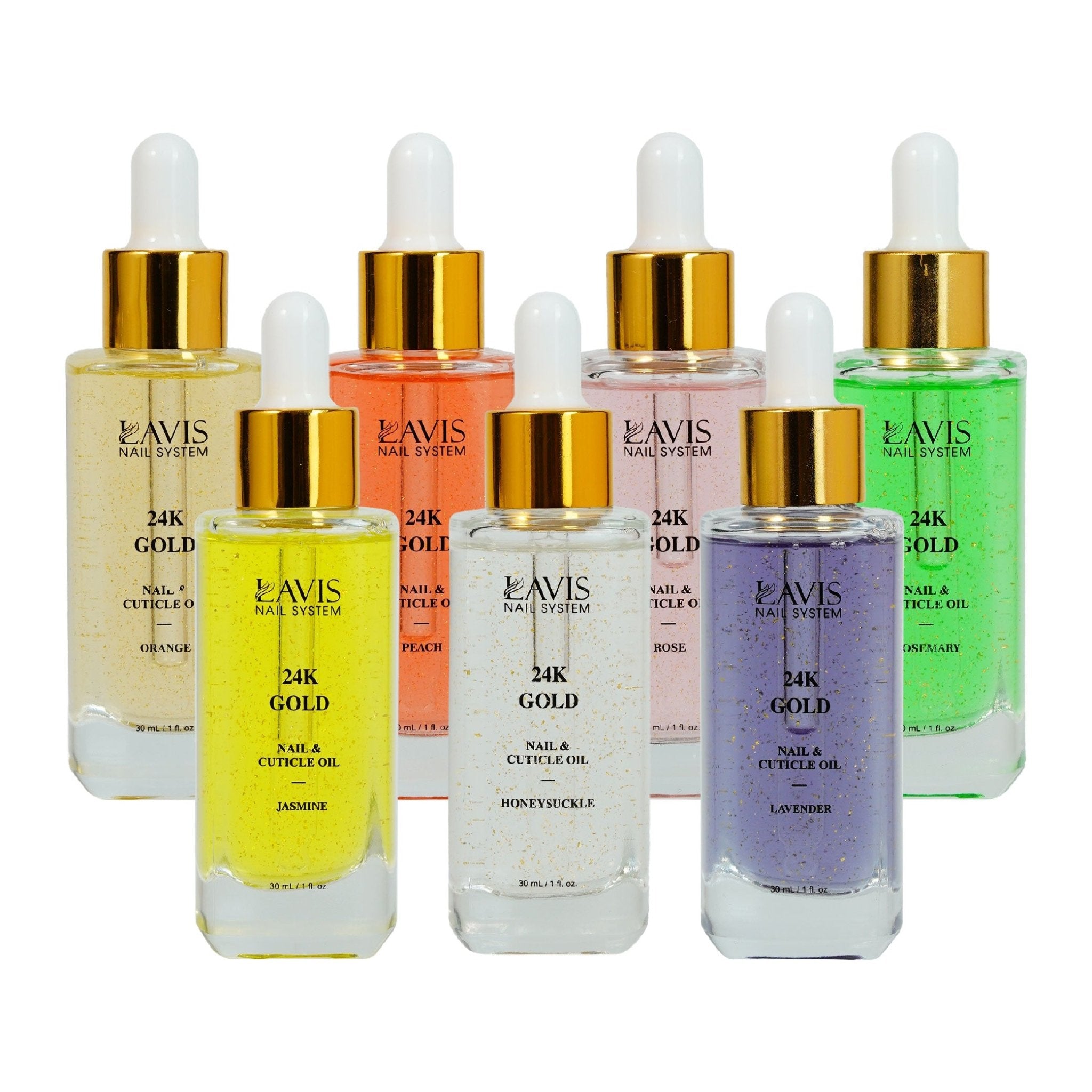 7 Lavis 24K gold nail & cuticle oil - DTK Nail Supply