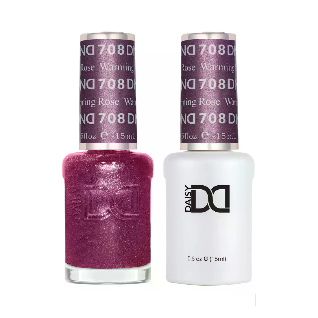 DND Gel Nail Polish Duo - 708  Warming Rose