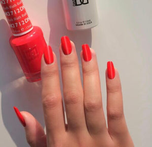 DND Gel Polish - 712 Red Colors - Ruth by DND - Daisy Nail Designs sold by DTK Nail Supply