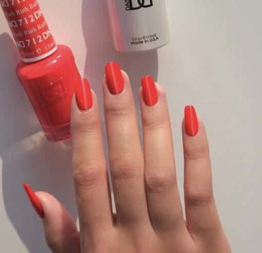 DND Gel Polish - 712 Red Colors - Ruth by DND - Daisy Nail Designs sold by DTK Nail Supply