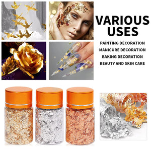 3 Jars of Foil Set - JBZ01 - 3g by OTHER sold by DTK Nail Supply