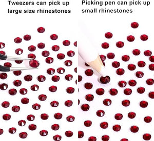 2 Pack 6 Grid Glass FlatBack Rhinestones #06 Slam