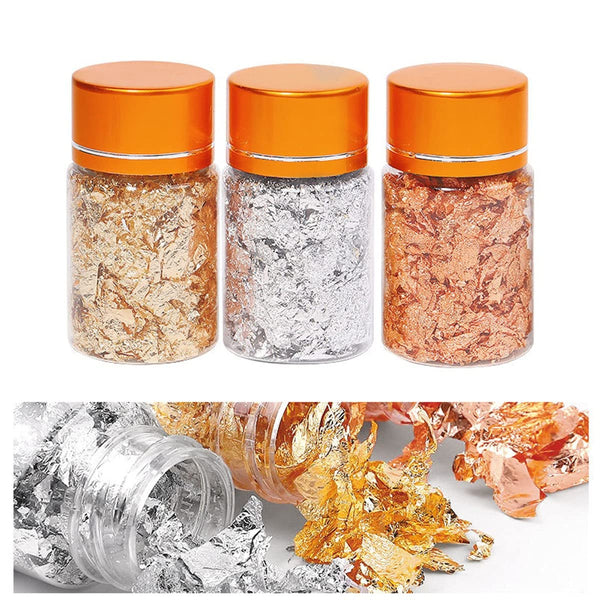 3 Jars of Foil Set - JBZ02 - 5g by OTHER sold by DTK Nail Supply