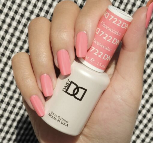 DND Gel Polish - 722 Pink Colors - Strawberry Cheesecake by DND - Daisy Nail Designs sold by DTK Nail Supply
