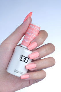  DND Gel Nail Polish Duo - 724 Pink Colors - Jiggles by DND - Daisy Nail Designs sold by DTK Nail Supply