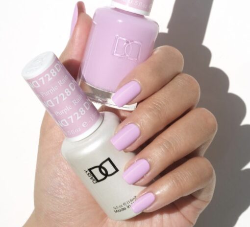  DND Gel Nail Polish Duo - 728 Purple Rain by DND - Daisy Nail Designs sold by DTK Nail Supply
