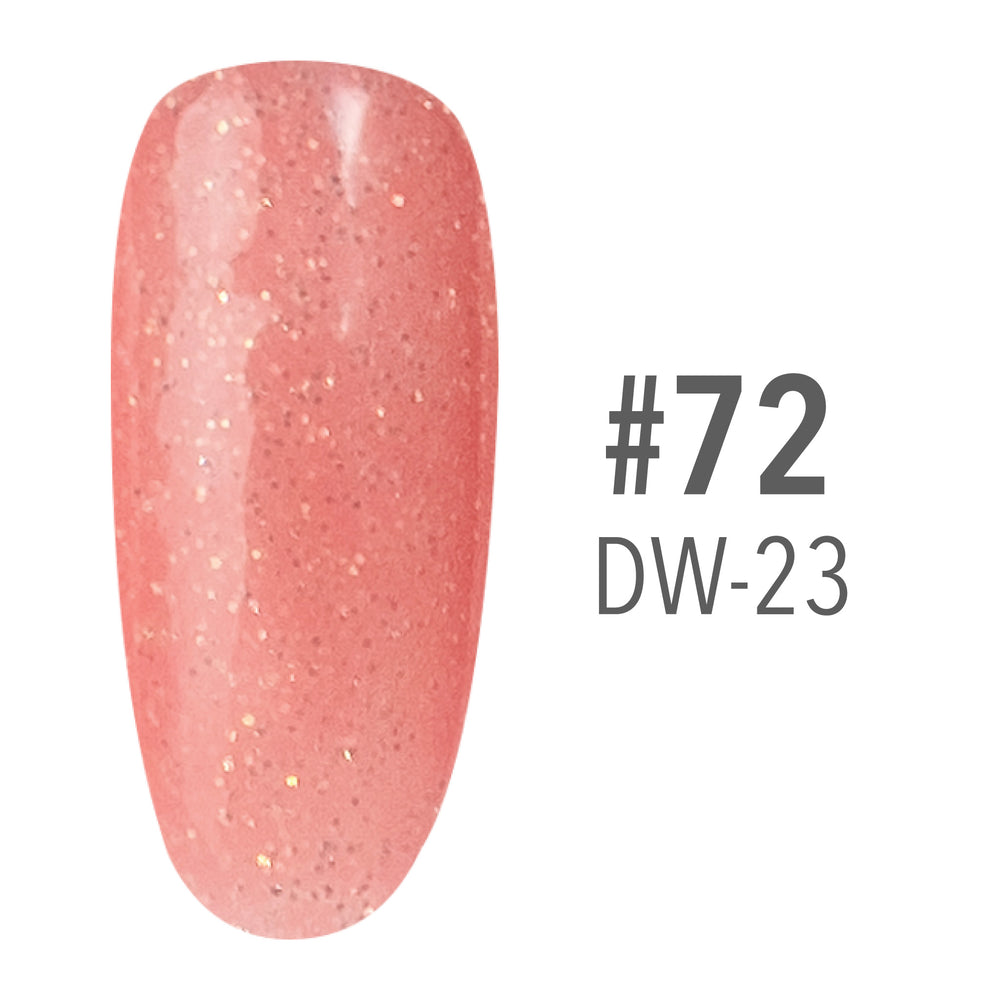 SNS Pro 4-in-1 Pink - 072 DW-23 - Dip, Gel & Lacquer Matching