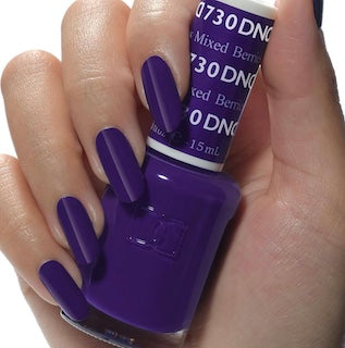 DND Nail Lacquer - 730 Purple Colors - Mixed Berries by DND - Daisy Nail Designs sold by DTK Nail Supply