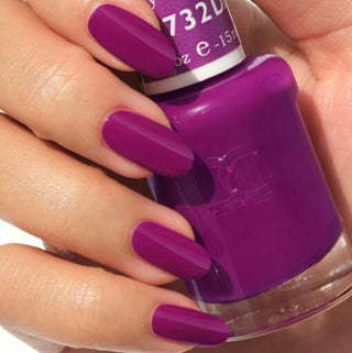  DND Gel Nail Polish Duo - 732 Purple Colors - Joy by DND - Daisy Nail Designs sold by DTK Nail Supply