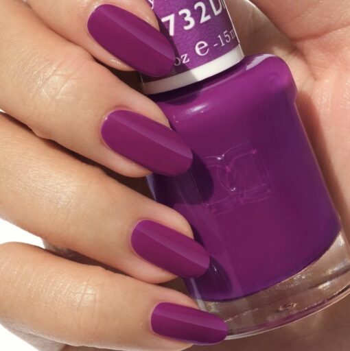 DND Gel Polish - 732 Purple Colors - Joy by DND - Daisy Nail Designs sold by DTK Nail Supply