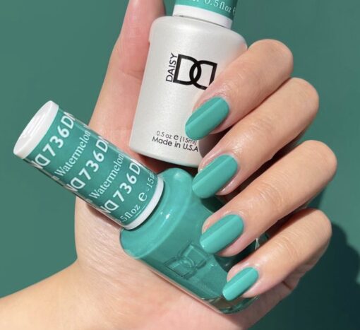  DND Gel Nail Polish Duo - 736 Watermelon by DND - Daisy Nail Designs sold by DTK Nail Supply