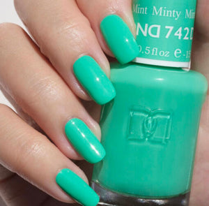 DND Gel Polish - 742 Green Colors - Minty Mint by DND - Daisy Nail Designs sold by DTK Nail Supply