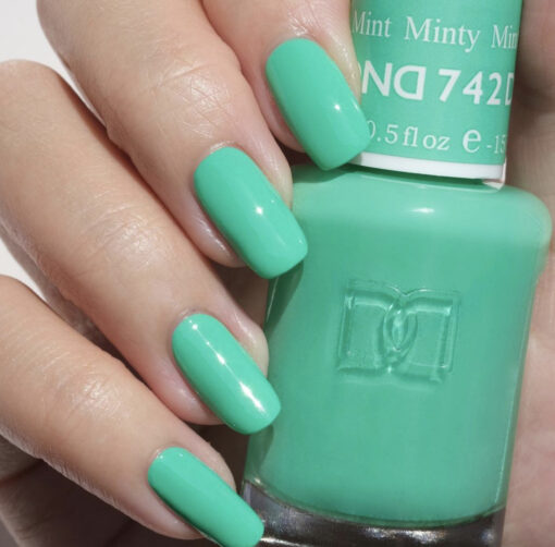 DND Gel Polish - 742 Green Colors - Minty Mint by DND - Daisy Nail Designs sold by DTK Nail Supply
