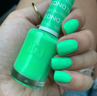  DND Gel Nail Polish Duo - 743 Green Colors - Mike Ike by DND - Daisy Nail Designs sold by DTK Nail Supply