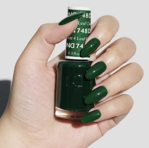 DND Gel Polish - 748 Green Colors - 4 Leaf Clover by DND - Daisy Nail Designs sold by DTK Nail Supply