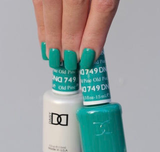  DND Gel Nail Polish Duo - 749 Green Colors - Old Pine by DND - Daisy Nail Designs sold by DTK Nail Supply