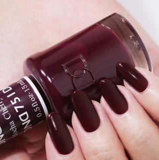 DND Nail Lacquer - 751 Purple Colors - Cherry Mocha