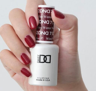  DND Gel Nail Polish Duo - 752 Red Colors - Winter Wine by DND - Daisy Nail Designs sold by DTK Nail Supply