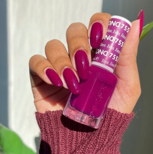 DND Gel Polish - 755 Purple Colors - Jinx by DND - Daisy Nail Designs sold by DTK Nail Supply