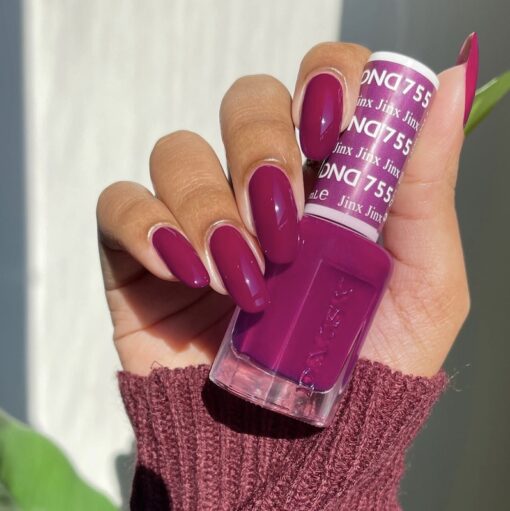 DND Gel Polish - 755 Purple Colors - Jinx by DND - Daisy Nail Designs sold by DTK Nail Supply