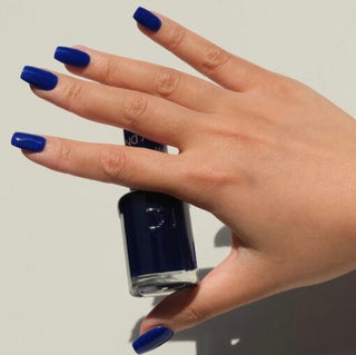 DND Nail Lacquer - 762 Blue Colors - Midnight Sapphire by DND - Daisy Nail Designs sold by DTK Nail Supply