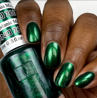 DND Nail Lacquer - 766 Green Colors - Mistletoe Mania by DND - Daisy Nail Designs sold by DTK Nail Supply