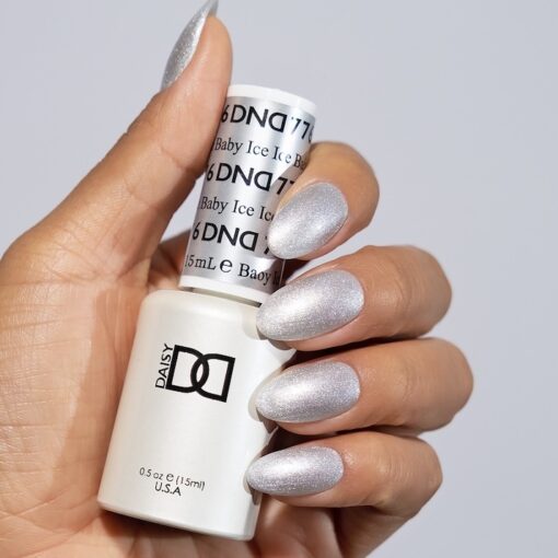 DND Gel Polish - 776 Silver Colors - Ice Ice Baby by DND - Daisy Nail Designs sold by DTK Nail Supply