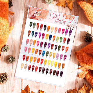 LDS Set 72 Colors - Gel Polish 0.5oz - Fall 2 Palette Collection