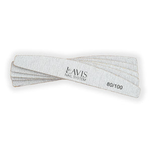 Lavis Halfmoon Nail Files 80/100 by OTHER sold by DTK Nail Supply