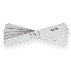  Lavis 5Pcs Regular Nail Files 80/80 by OTHER sold by DTK Nail Supply
