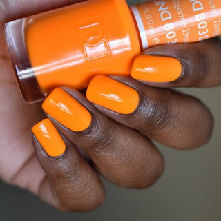  DND Gel Nail Polish Duo - 803 Orange Colors by DND - Daisy Nail Designs sold by DTK Nail Supply