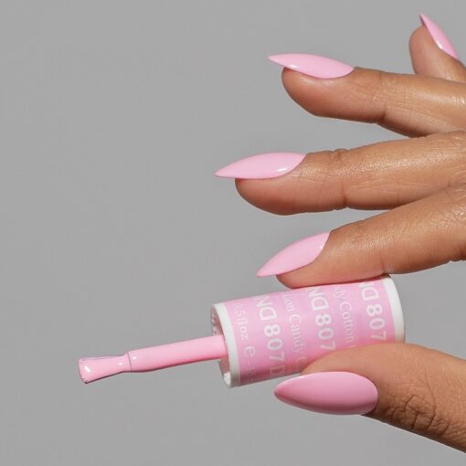  DND Gel Nail Polish Duo - 807 Cotton Candy by DND - Daisy Nail Designs sold by DTK Nail Supply