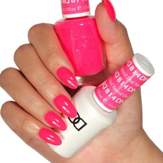  DND Gel Nail Polish Duo - 814 Pink Colors by DND - Daisy Nail Designs sold by DTK Nail Supply