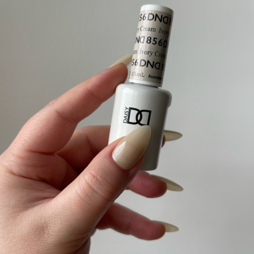 DND Gel Nail Polish Duo - 856 Ivory Cream by DND - Daisy Nail Designs sold by DTK Nail Supply