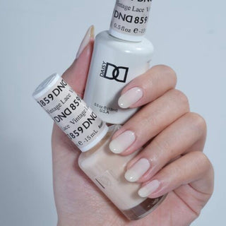  DND Gel Nail Polish Duo - 859 Vintage Lace by DND - Daisy Nail Designs sold by DTK Nail Supply
