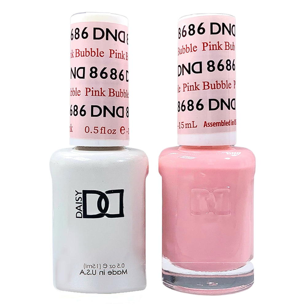 DND Gel Nail Polish Duo - 8686 Pink Buble by DND - Daisy Nail Designs sold by DTK Nail Supply
