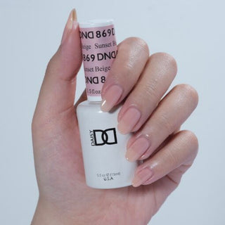 DND Nail Lacquer - 869 Sunset Beige by DND - Daisy Nail Designs sold by DTK Nail Supply