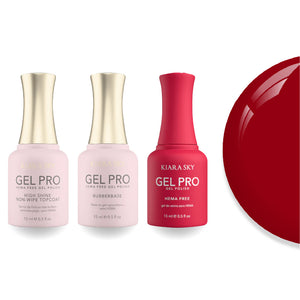 Kiara Sky Gel Pro Polish - HEMA-Free Rubber Base - High-Shine Non-Wipe Top Coat - 092 Young At Heart