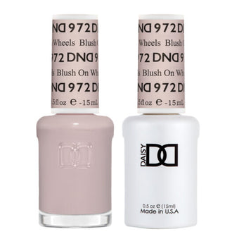 DND Gel Nail Polish Duo - 972 Blush On Wheels by DND - Daisy Nail Designs sold by DTK Nail Supply