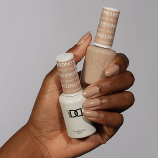 DND Gel Nail Polish Duo - 980 Boogie On Brown by DND - Daisy Nail Designs sold by DTK Nail Supply