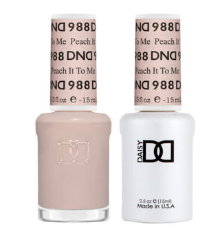 DND Gel Nail Polish Duo - 988 Peach It To Me by DND - Daisy Nail Designs sold by DTK Nail Supply