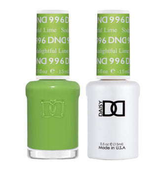 DND Gel Nail Polish Duo - 996 So-da-lightful Lime by DND - Daisy Nail Designs sold by DTK Nail Supply